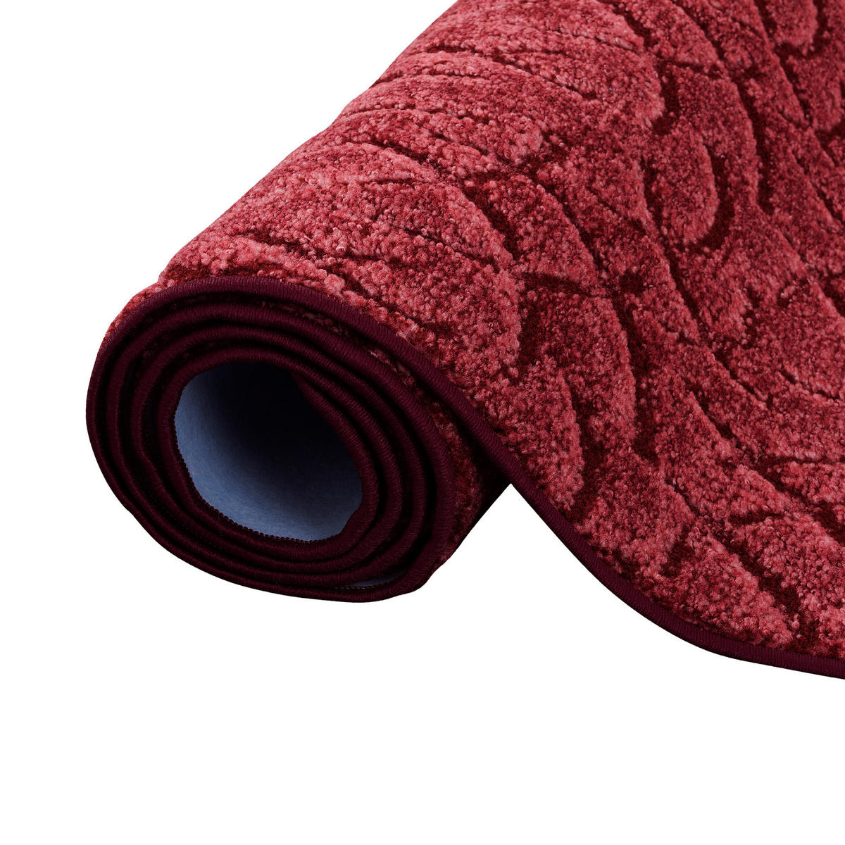 KONTURENSCHNITT HOCHFLOR LANGFLOR TEPPICH FRIEDA - Rot, Textil (200/300cm) - Snapstyle
