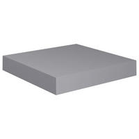 SCHWEBEREGAL GRAU 23X23,5X3,8 CM MDF - Grau, Holzwerkstoff (23.5/3.8/23cm) - vidaXL