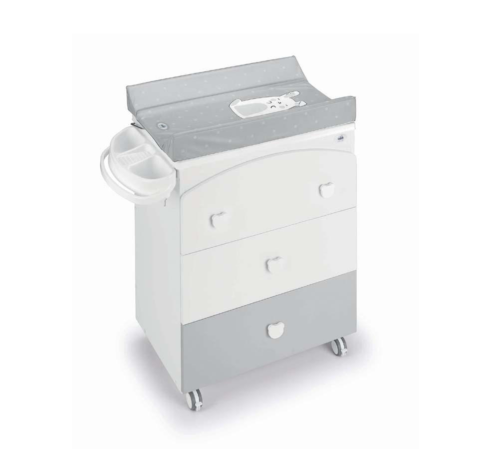WICKEL-BADEKOMBI Badekombination Arco - Grau, Holz/Kunststoff (48/89/76cm) - Cam il Mondo del Bambino S.p.A.