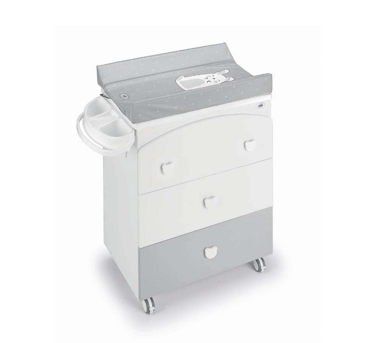 WICKEL-BADEKOMBI Badekombination Arco - Grau, Holz/Kunststoff (48/89/76cm) - Cam il Mondo del Bambino S.p.A.
