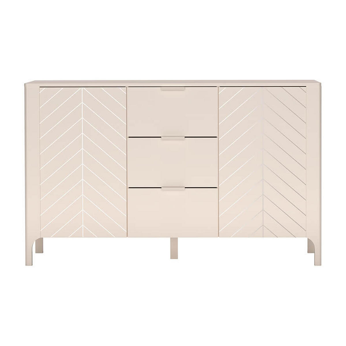 KOMMODE Malumi MM-1 153 x 95 x 40,5 cm Kaschmir - Kaschmir, Holzwerkstoff/Metall (153/95/40.5cm) - Koseto