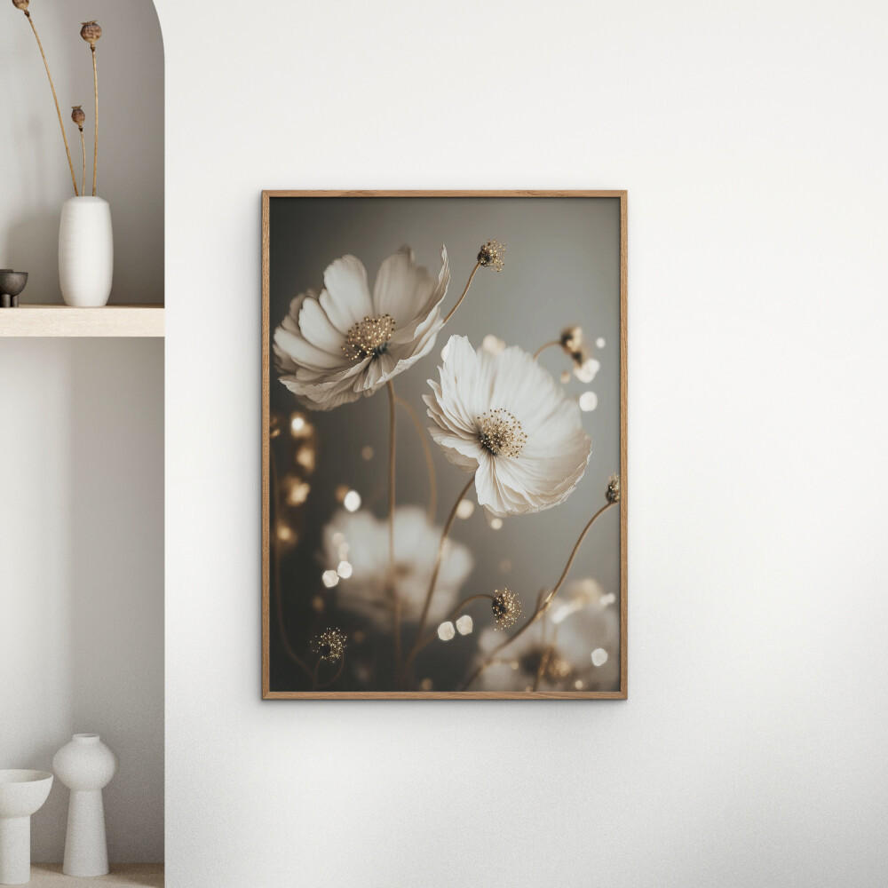 POSTER Treechild - Golden Beauties - Weiß, Papier (30/40/0.1cm) - Poster&Frame