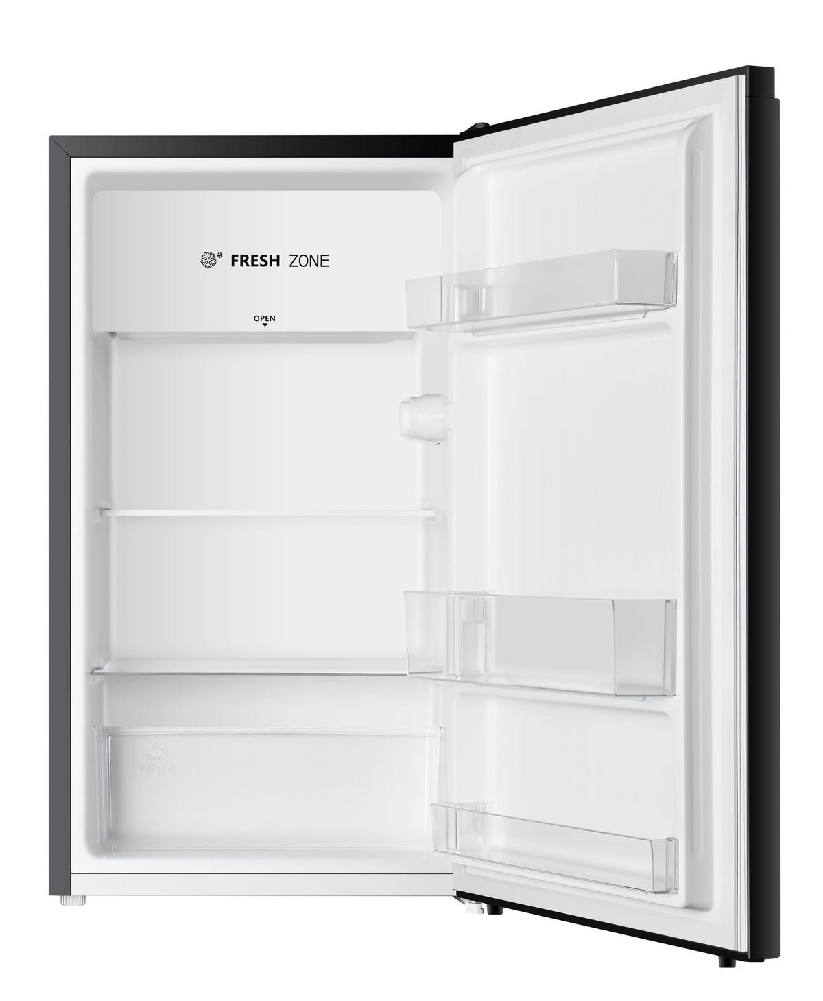 MINIKÜHLSCHRANK KHKS93EB schwarz 94 Liter LED - Schwarz, Kunststoff (47.5/84/45cm) - PKM