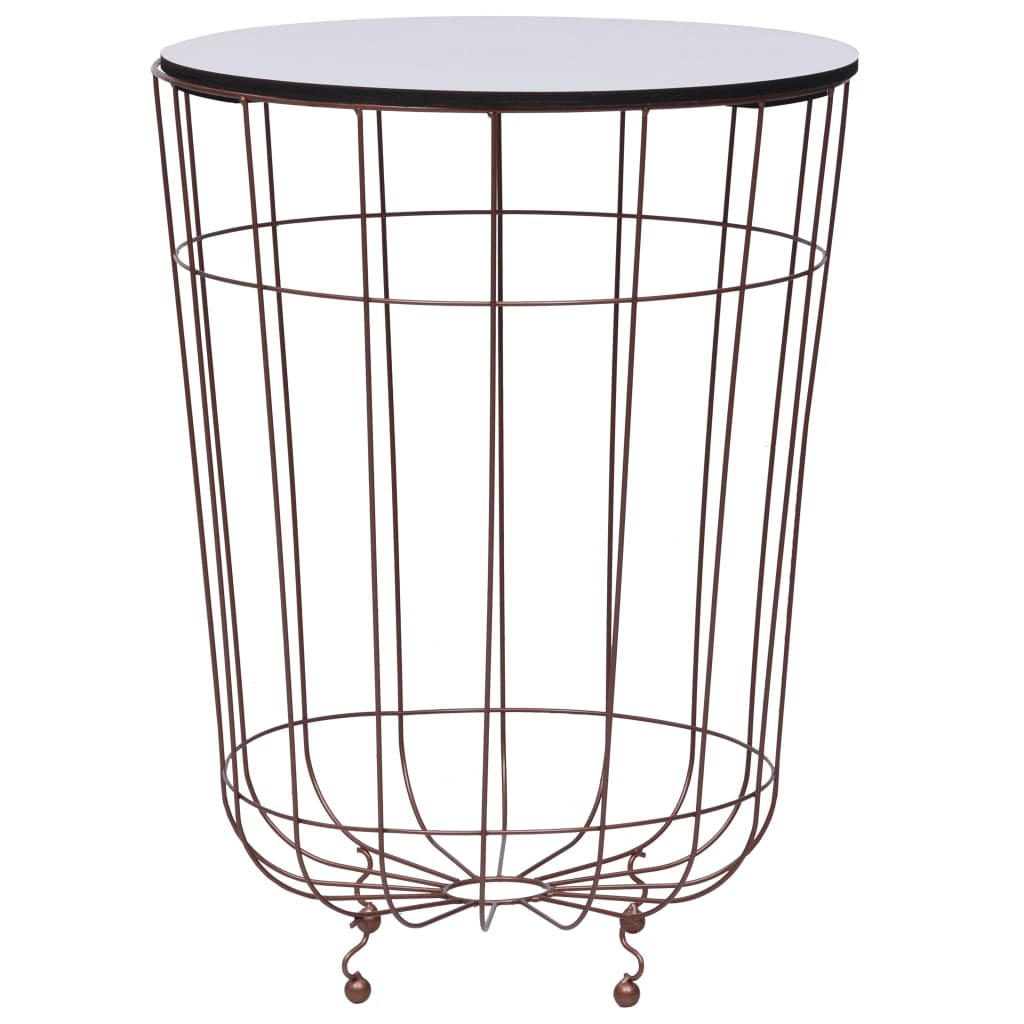 COUCHTISCH Golden Ø 40 cm - Goldfarben, Metall (40/40/53cm) - furnicato