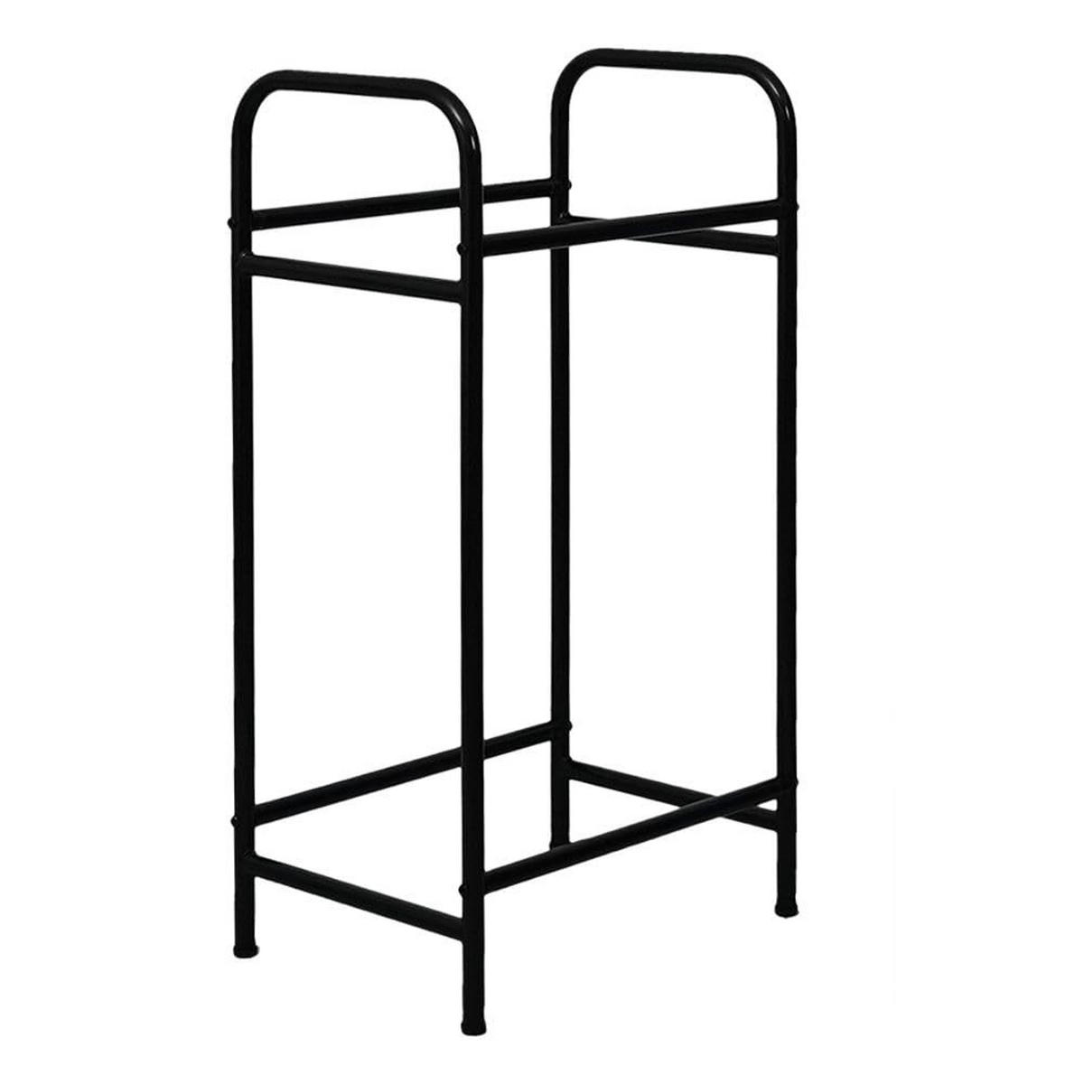 REIFENREGAL Carrero 104x55x40 cm bis zu 4 Reifen auf 2 Ebenen Schwarz - Schwarz, Metall (55/104/40cm) - PROREGAL