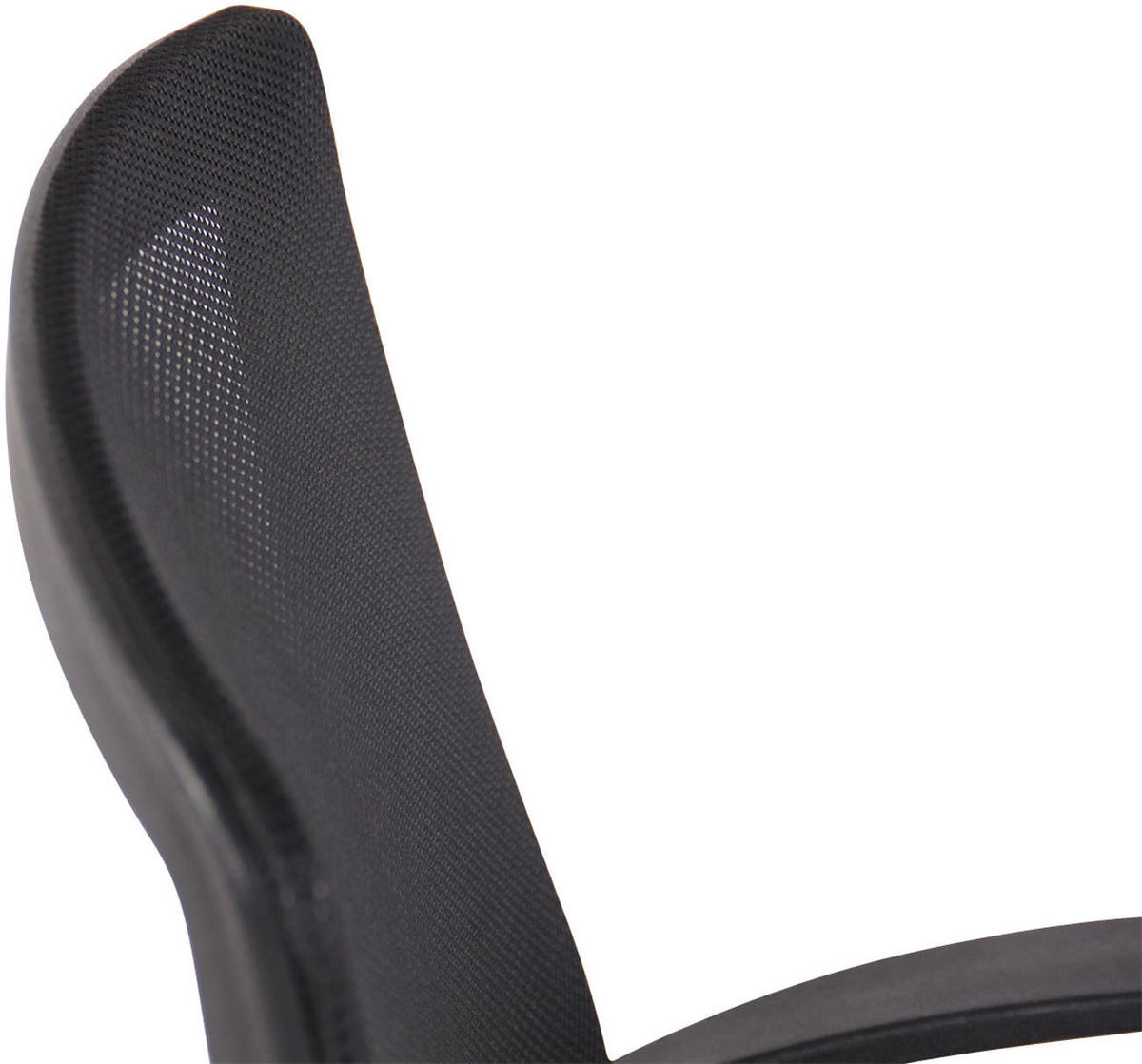 DREHSTUHL Lederlook schwarz/schwarz - Schwarz, Kunststoff/Textil (58/91/53cm) - CLP