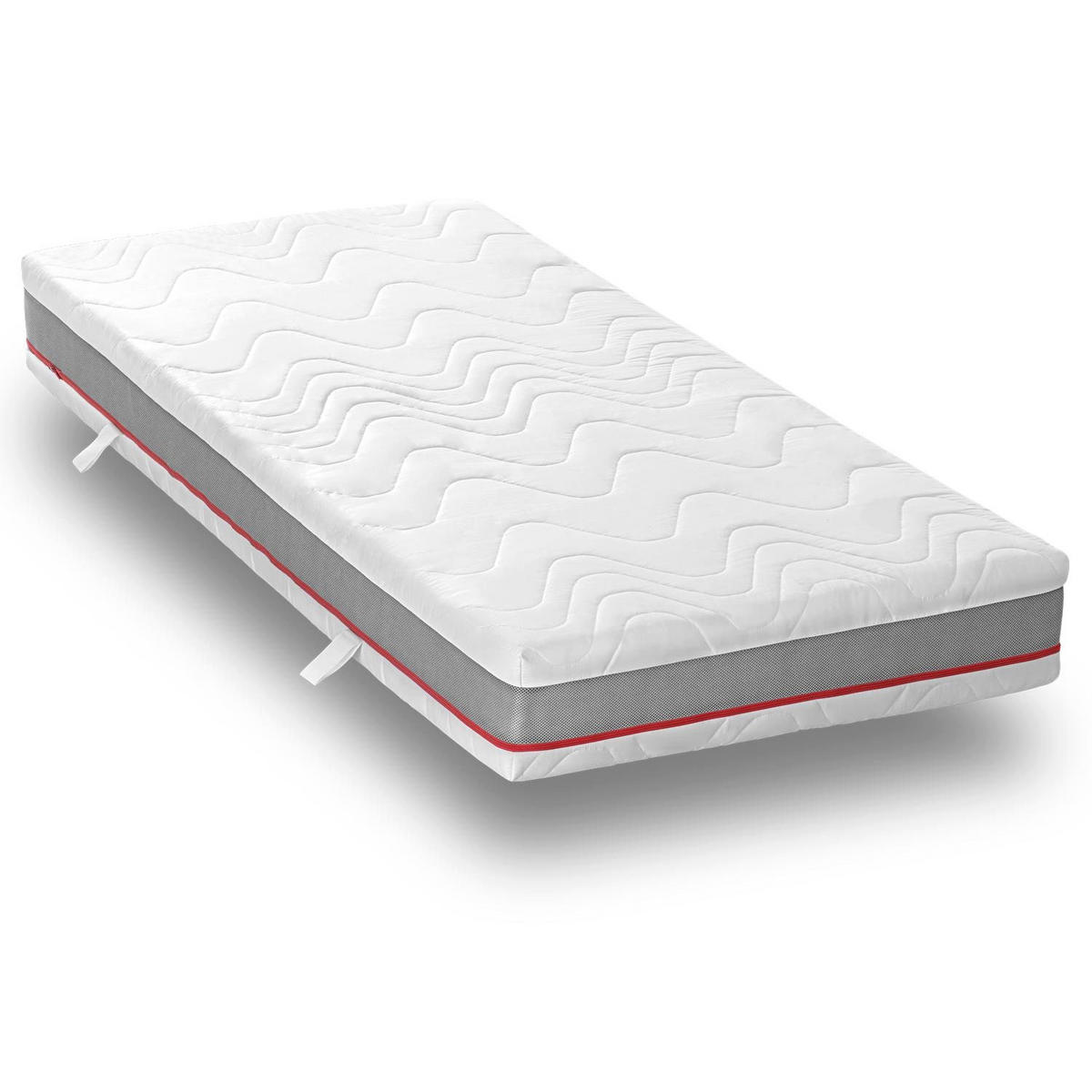 FEDERKERNMATRATZE Premium 90x200 cm - Weiß, Textil (90/200cm) - Sleezzz
