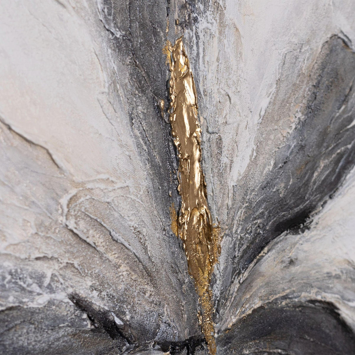GEMÄLDE Goldener Moment Schattenfugenrahmen Grau 120x80 cm - Grau, Holz (120/80cm) - YS-art gallery