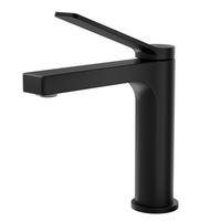 WASCHTISCHARMATUR mit Spulen-Zertifiziertem Filterelement Schwarz Matt - Schwarz, Metall (17.3/4.6/19.5cm) - EMKE