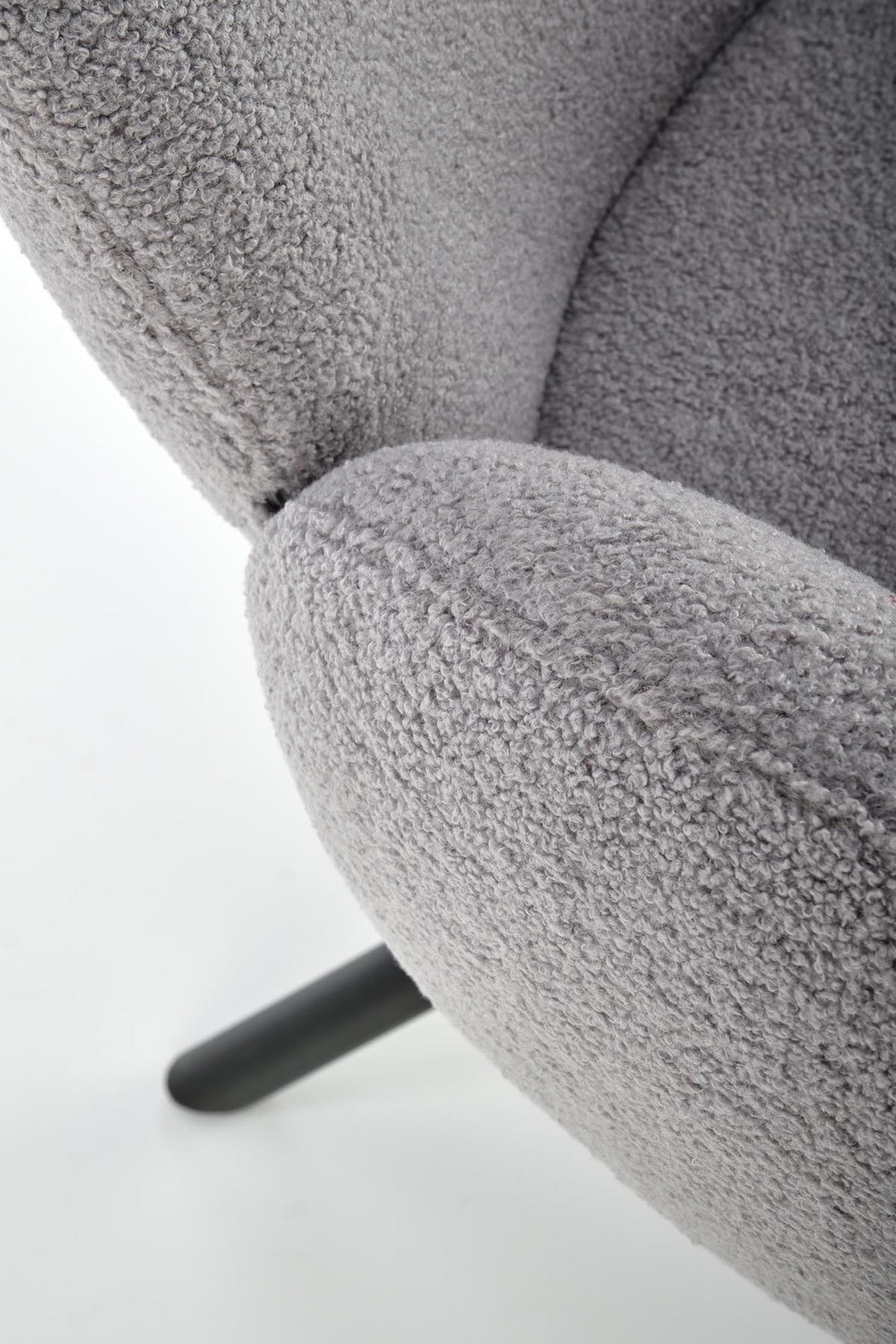 Gepolsterter Drehsessel 180° SNOOPY Grau - Grau, Textil (64/90/63cm) - Lookway