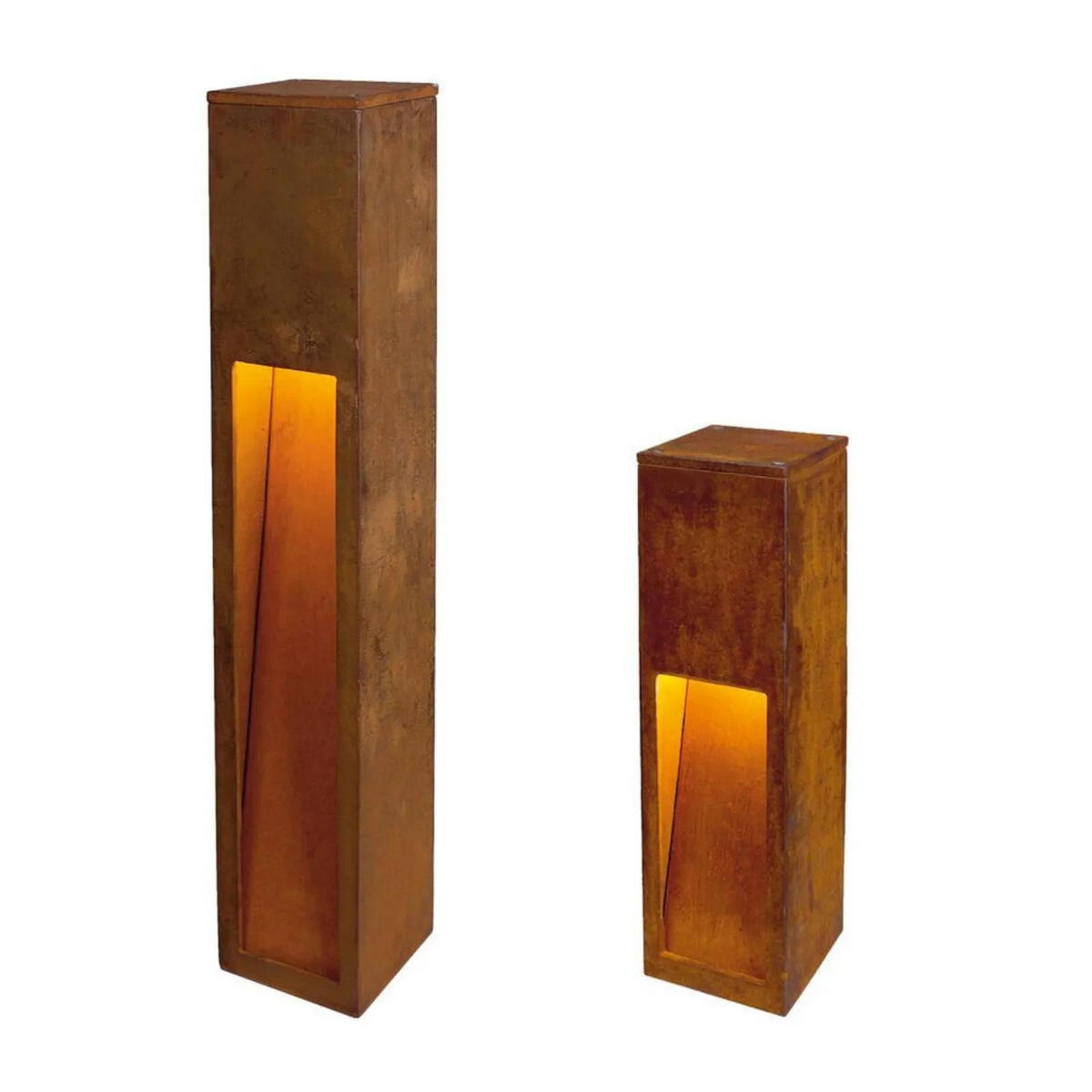 WEGELEUCHTE Rusty Rostfarbig - Rostfarben, Metall (12/12/50cm) - SLV