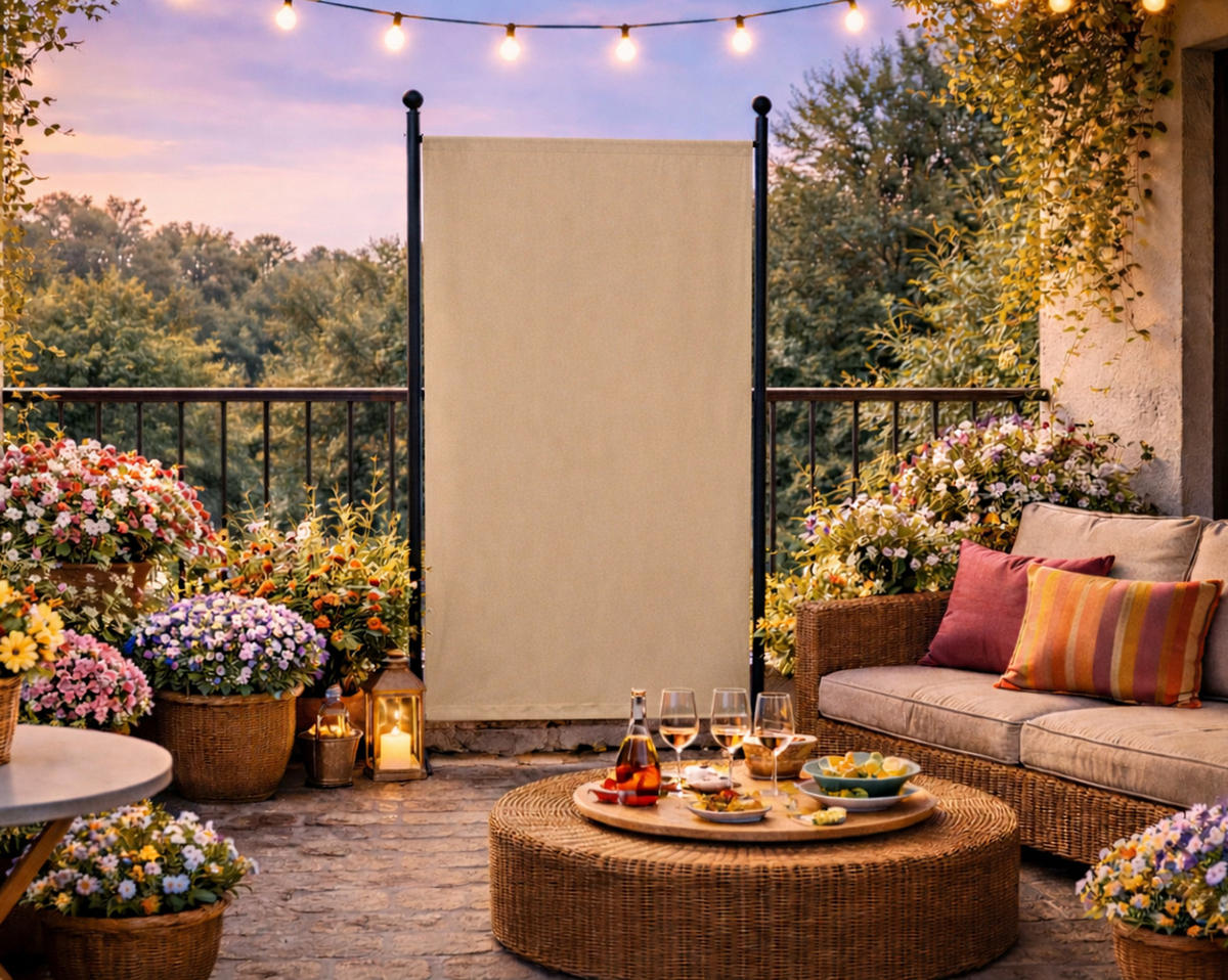 PARAVENT 1-tlg. 180x78 cm Beige - Beige, Metall (78/180cm) - QUICK STAR