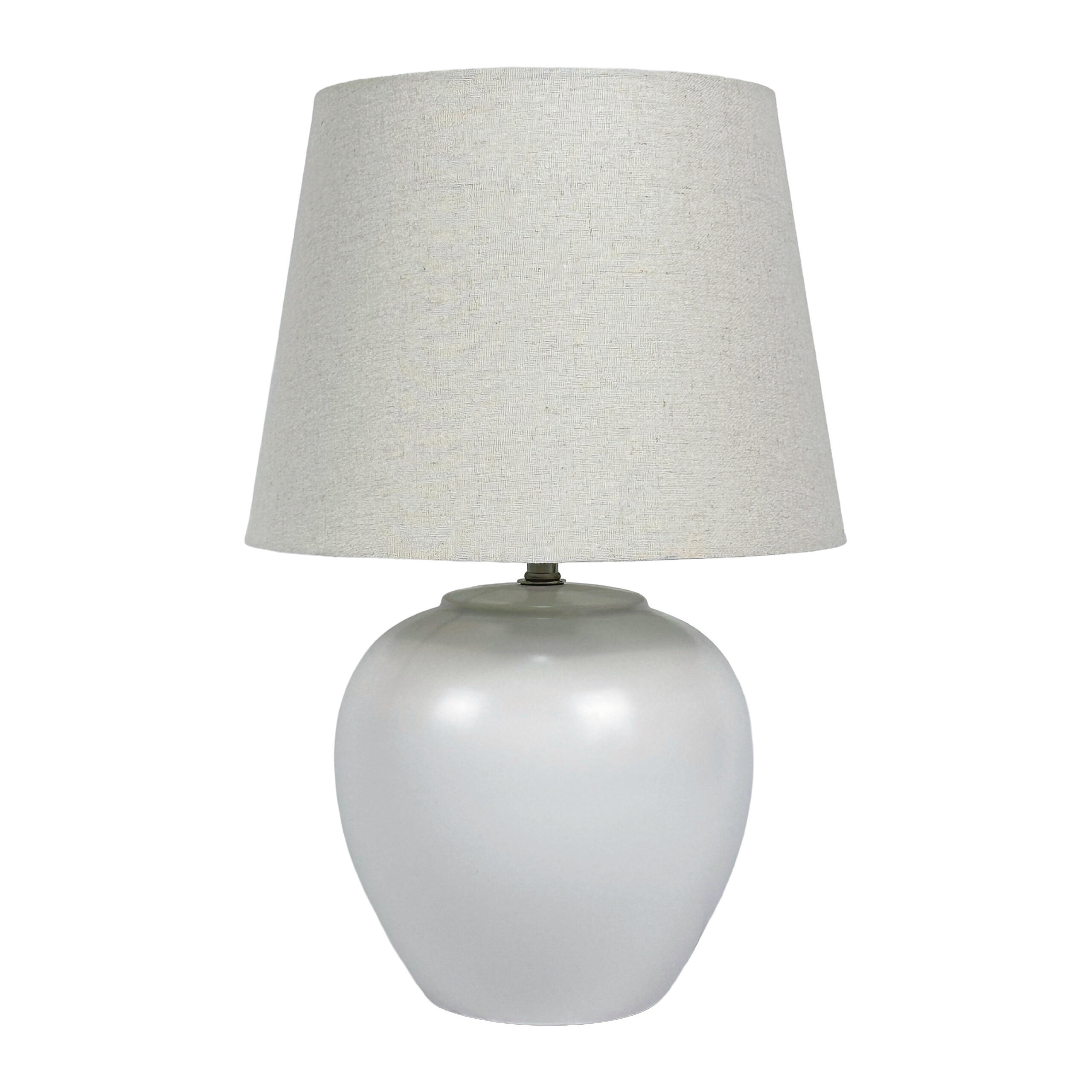 TISCHLAMPE - Multicolor, Keramik/Textil (30/30/45cm) - Relaxdays