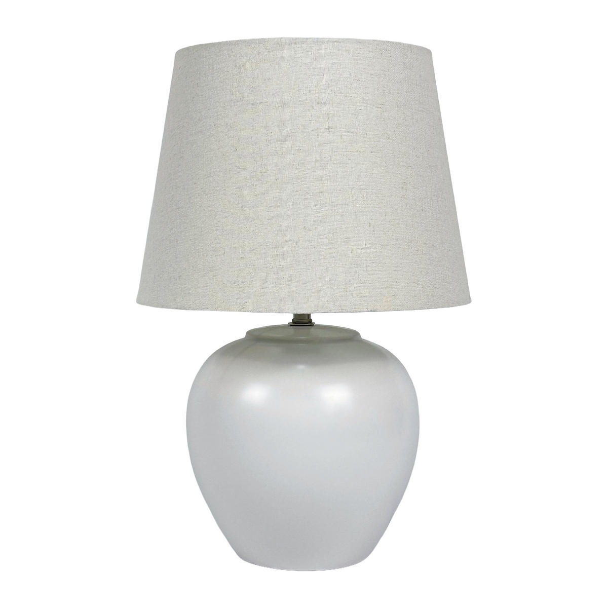 TISCHLAMPE - Multicolor, Keramik/Textil (30/30/45cm) - Relaxdays