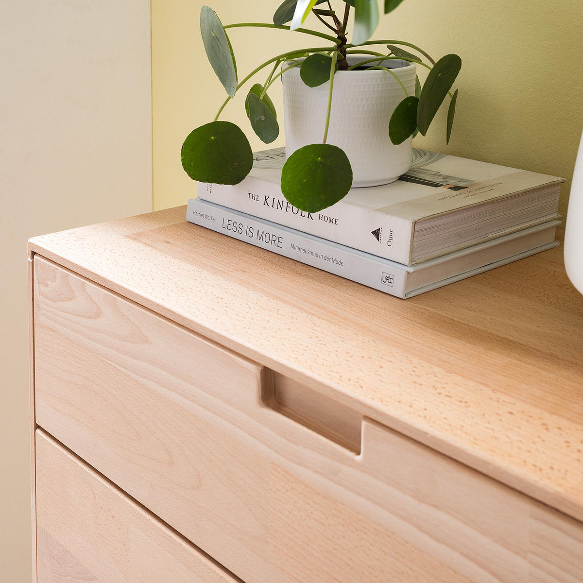 HIGHBOARD - Massivholz - Buchefarben, Holz (80/115/40cm) - home24