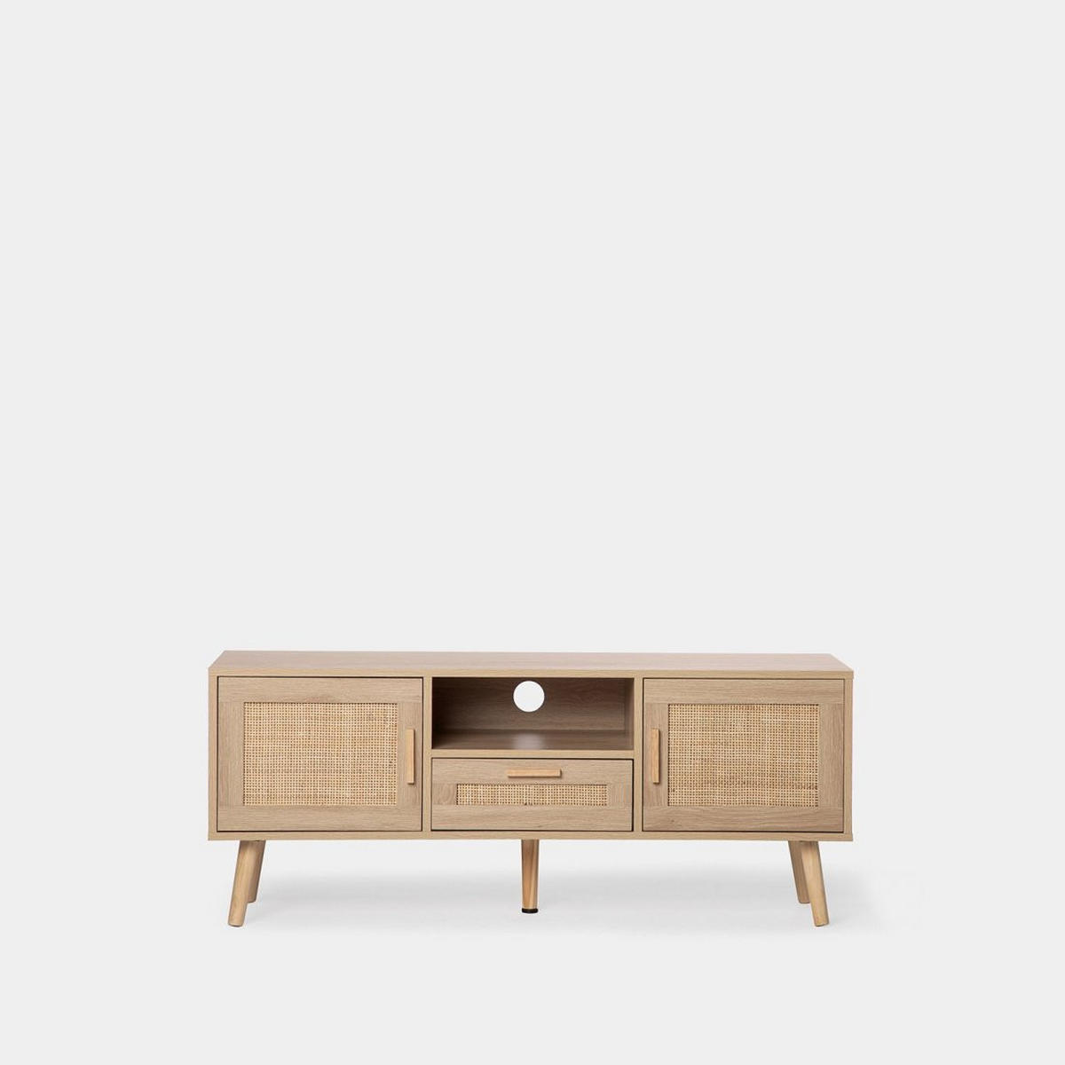 TV-ELEMENT Tahiti Natürlich 120 cm x 49 cm - Naturfarben, Holzwerkstoff (120/49/40cm) - Klast Home