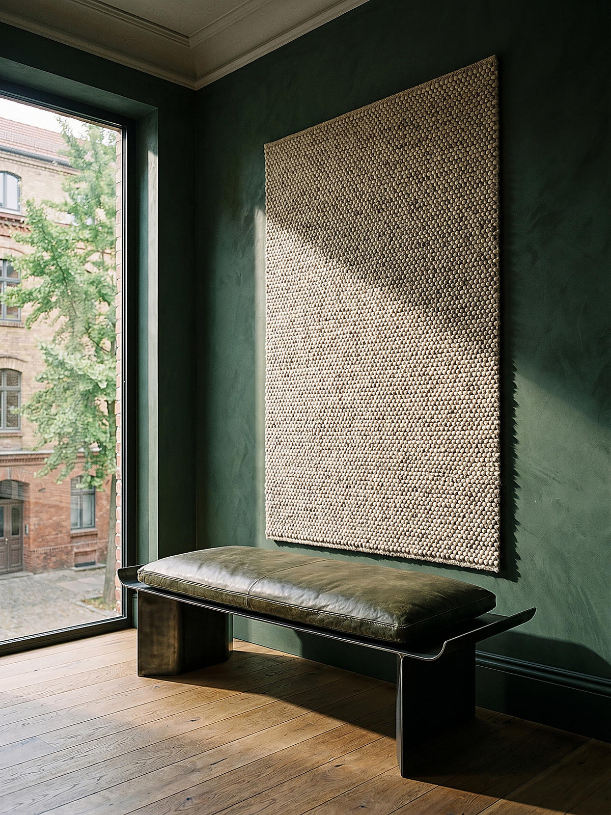 WOLLTEPPICH handgewebt MEDWAY, einfarbig, Beige, 60 x 230 cm - Beige, Textil (60/230cm) - KADIMA DESIGN