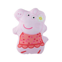 KINDERKISSEN Peppa Wutz Peppa Pig Rosa 37 x 26 cm - Rosa, Textil (37/26cm) - United Labels
