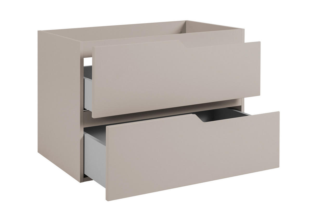BADEZIMMERSCHRANK: Kaschmir, 80 x 57 x 46 cm - Kaschmir, Holzwerkstoff (80/57/46cm) - 3XE LIVING