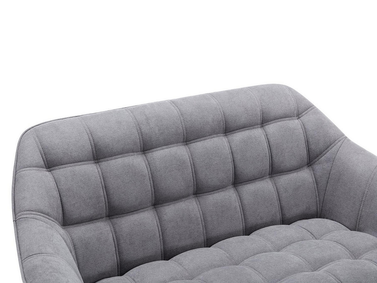 SOFA 2-Sitzer - Stoff - Grau - CASERTA - Grau, Textil (127/77/73cm) - Vente-Unique