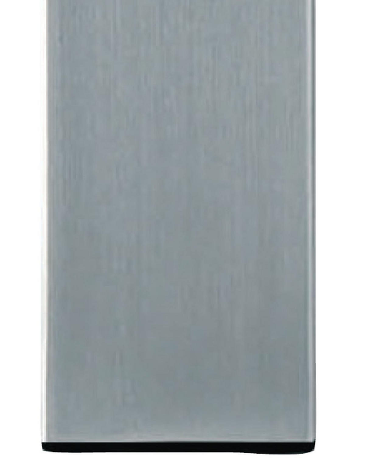 TISCHBEIN Quadra 87cm höhenverstellbar +1cm Edelstahl Tischfuss Möbelbein eckig - Edelstahlfarben, Metall (6/87/87cm)