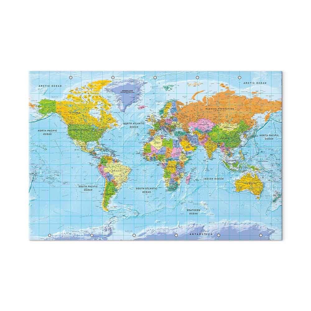 artgeist Pinnwandtafel Blau 120x80 cm