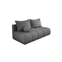 SOFA COCO MINI SCHLAFSOFA mit Bettfunktion, Anthology Stoffbezug, 2-Sitzer, freistehend, Größe: 205x105x97 cm, Grau - Blaugrau, Holz/Textil (205/97/105cm) - DomoHome