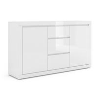 KOMODA Olia Bijeli - bijela, drvni materijal (150/89/40cm) - Petits-meubles
