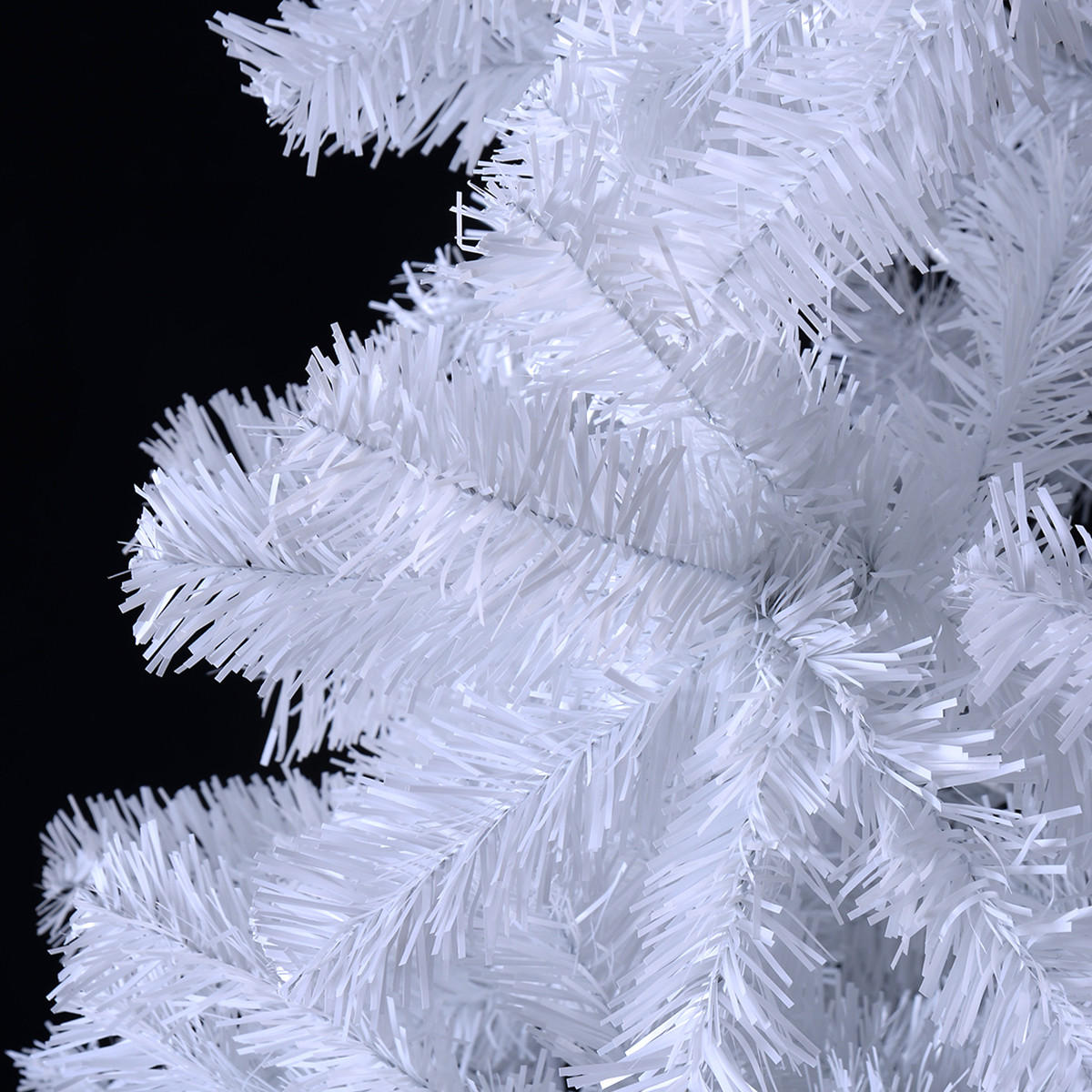 WEIHNACHTSBAUM Weiß - Weiß, Kunststoff (180cm) - COSTWAY
