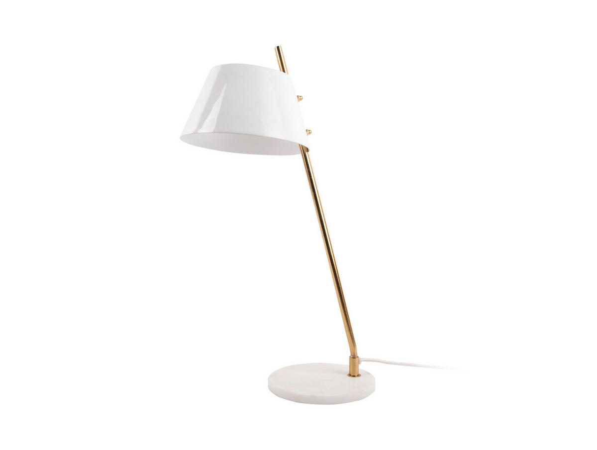 TISCHLAMPE Savvy 19/33/53 cm - Weiß, Metall (19/33/53cm) - Leitmotiv