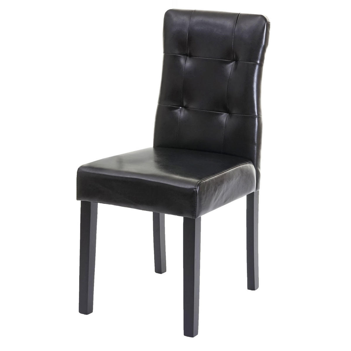 ESSZIMMERSTUHL Schwarz 4er-Set - Schwarz, Textil (41/88/55cm) - MCW