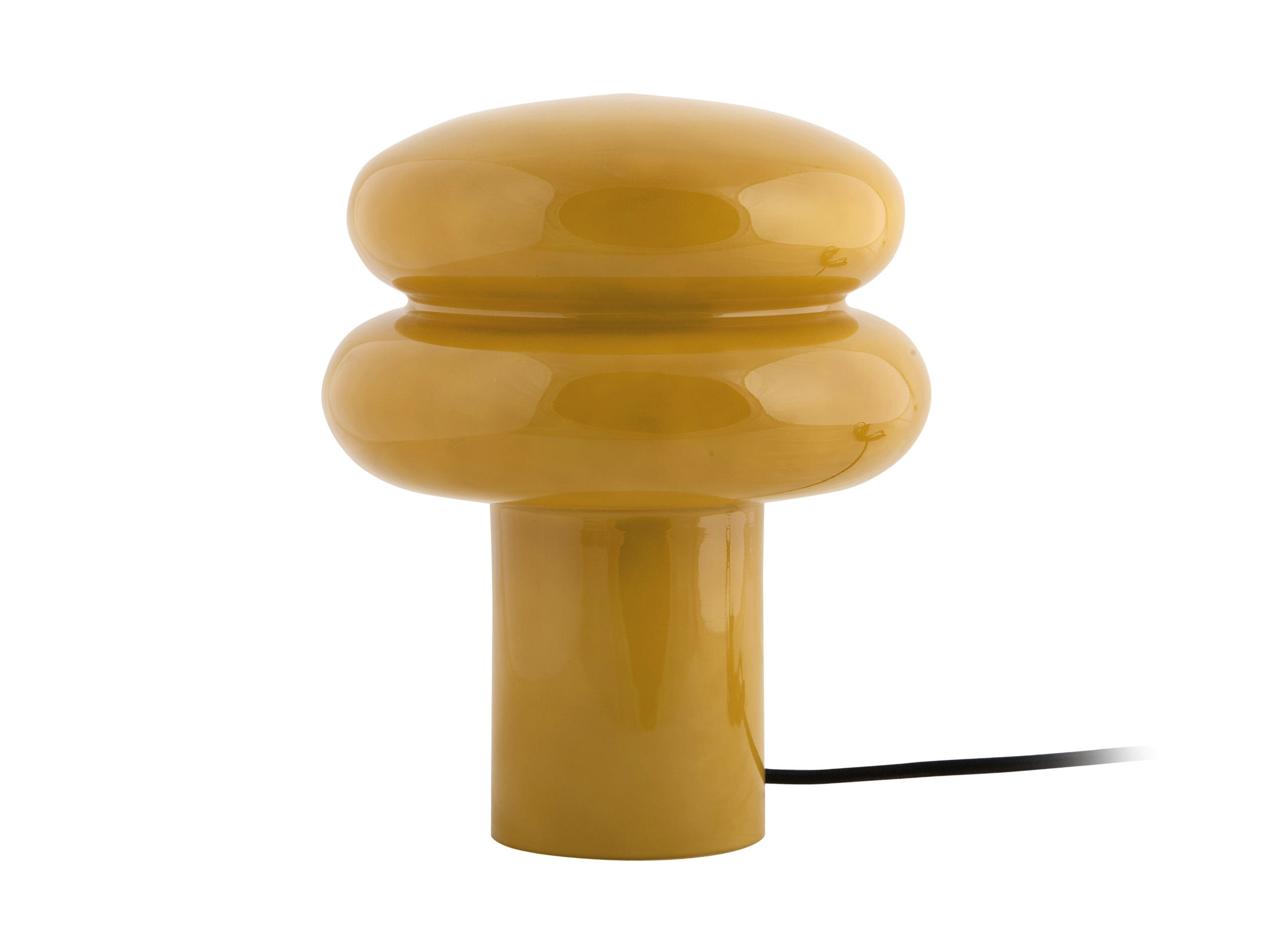 TISCHLAMPE Incesante - Gelb - 20/20/24 cm - Gelb, Glas (20/20/24cm) - Leitmotiv