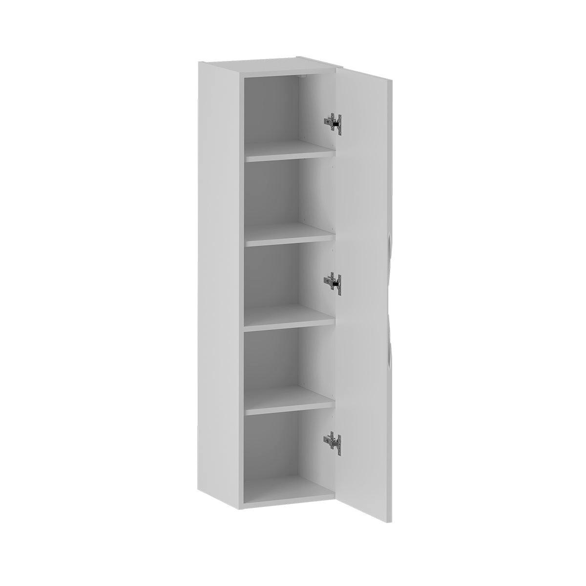 BADMÖBEL 60.6cm Tao 2er-Set Weiß - Weiß, Holzwerkstoff (60.6/50/45.8cm) - Petits-meubles