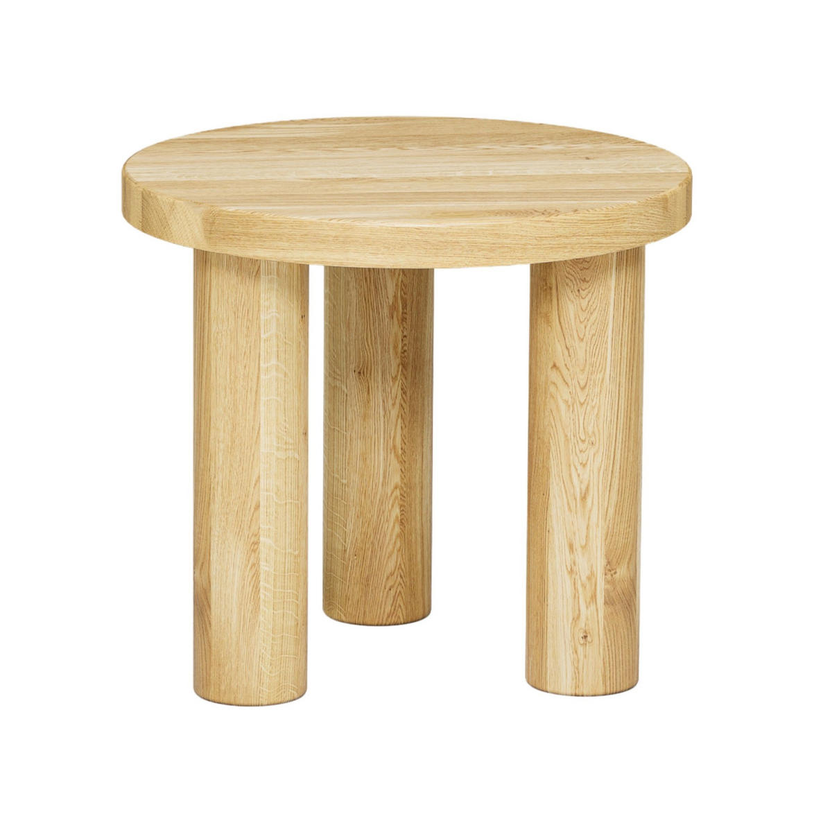 COUCHTISCH Eichenholz vollmassiv rund Naturbelassenen 60/60/45 - Naturfarben, Holz (60/60/45cm)