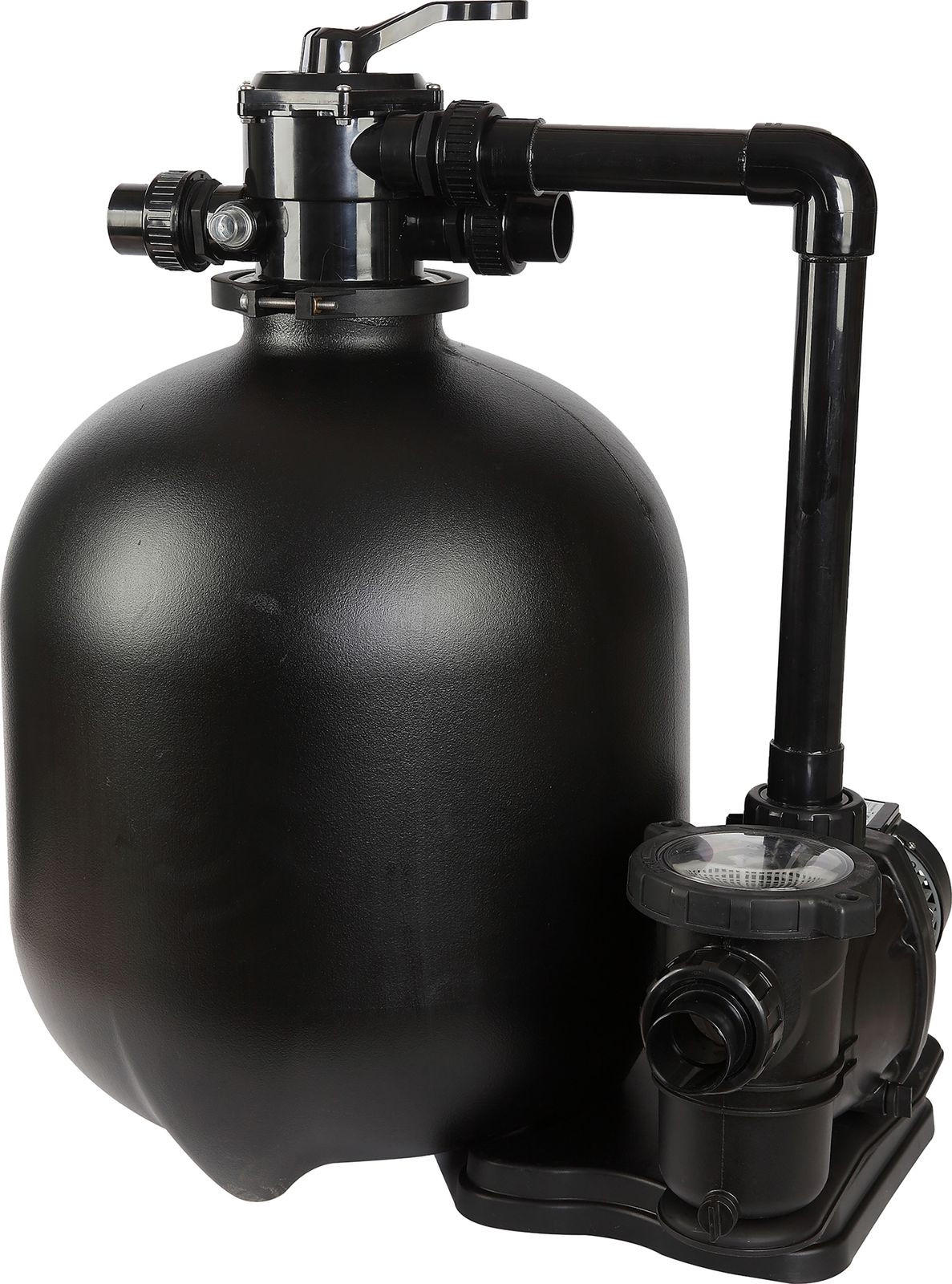 POOLFILTERSYSTEM Pro Classic 800 W für Gartenpools - Schwarz, Kunststoff (61/90.5/80.5cm) - Swim & Fun 