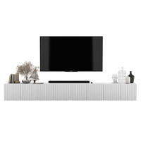 TV-LOWBOARD 2-er Set Elpis Weiß Matt Glamour 150 cm - Weiß, Holzwerkstoff (300/37.5/36.5cm) - Meble Lindner