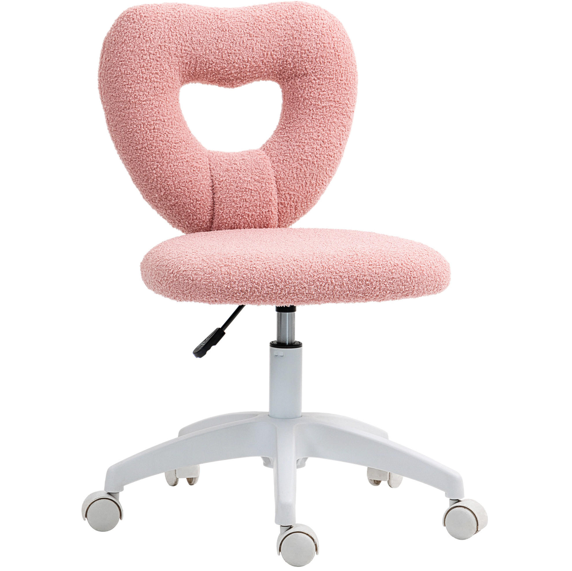 SCHREIBTISCHSTUHL höhenverstellbar 45 x 56 x 78-88 cm Pink - Pink, Kunststoff (45/88/56cm) - Meubliv