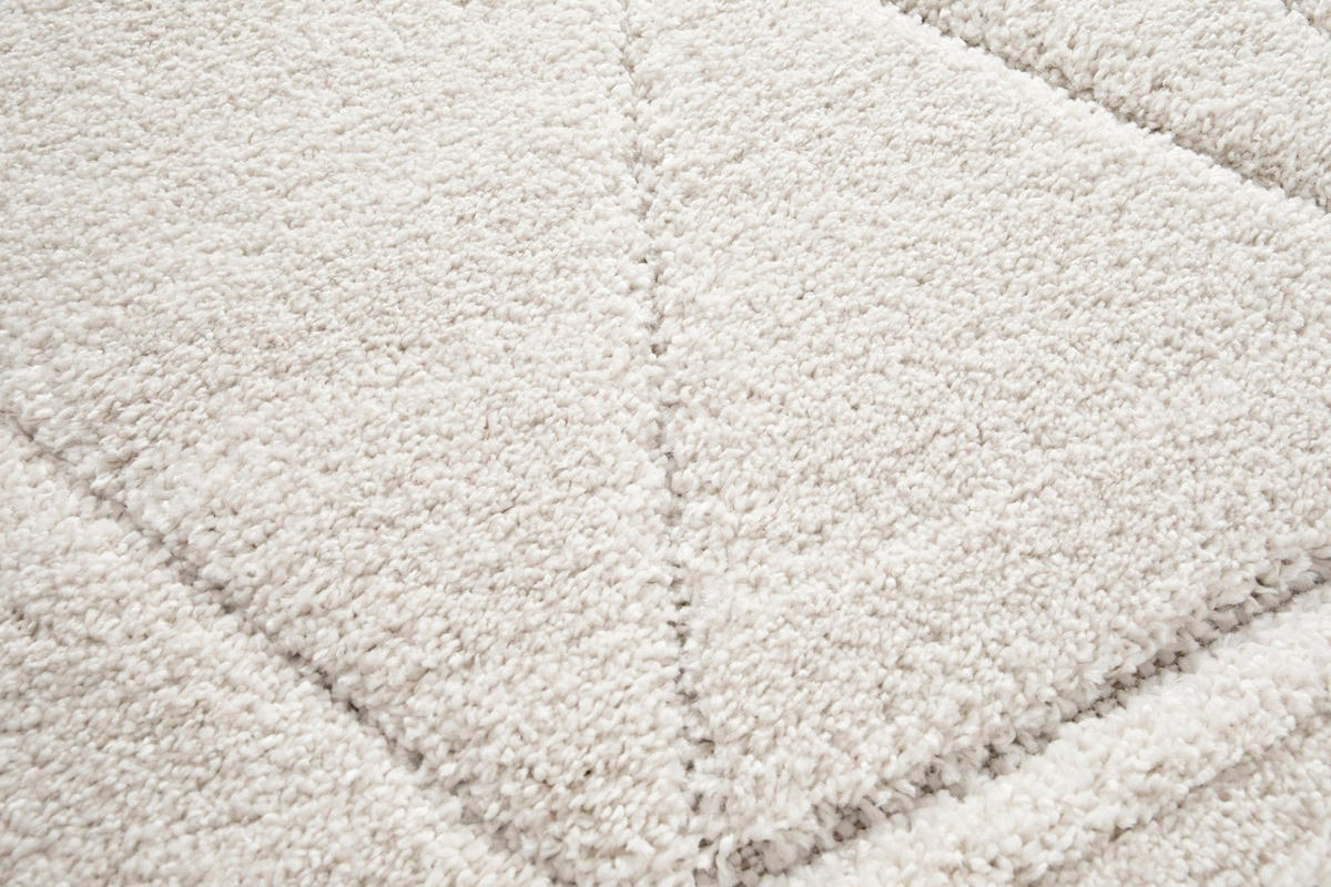 TEPPICH Design Relief-Effekt beige - Beige, Textil (160/230cm) - AFK Living