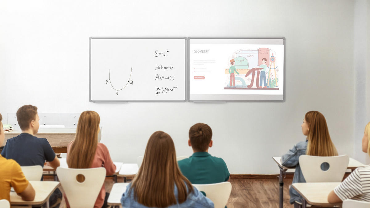 MAGNETISCHE Schreibtafel emailliert P3 - 90x60cm - Weiß, Metall (90/60/1.6cm) - ALLboards