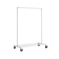 KLEIDERSTÄNDER MBABANE - Weiß, Metall (100/163/49cm) - Hansiro