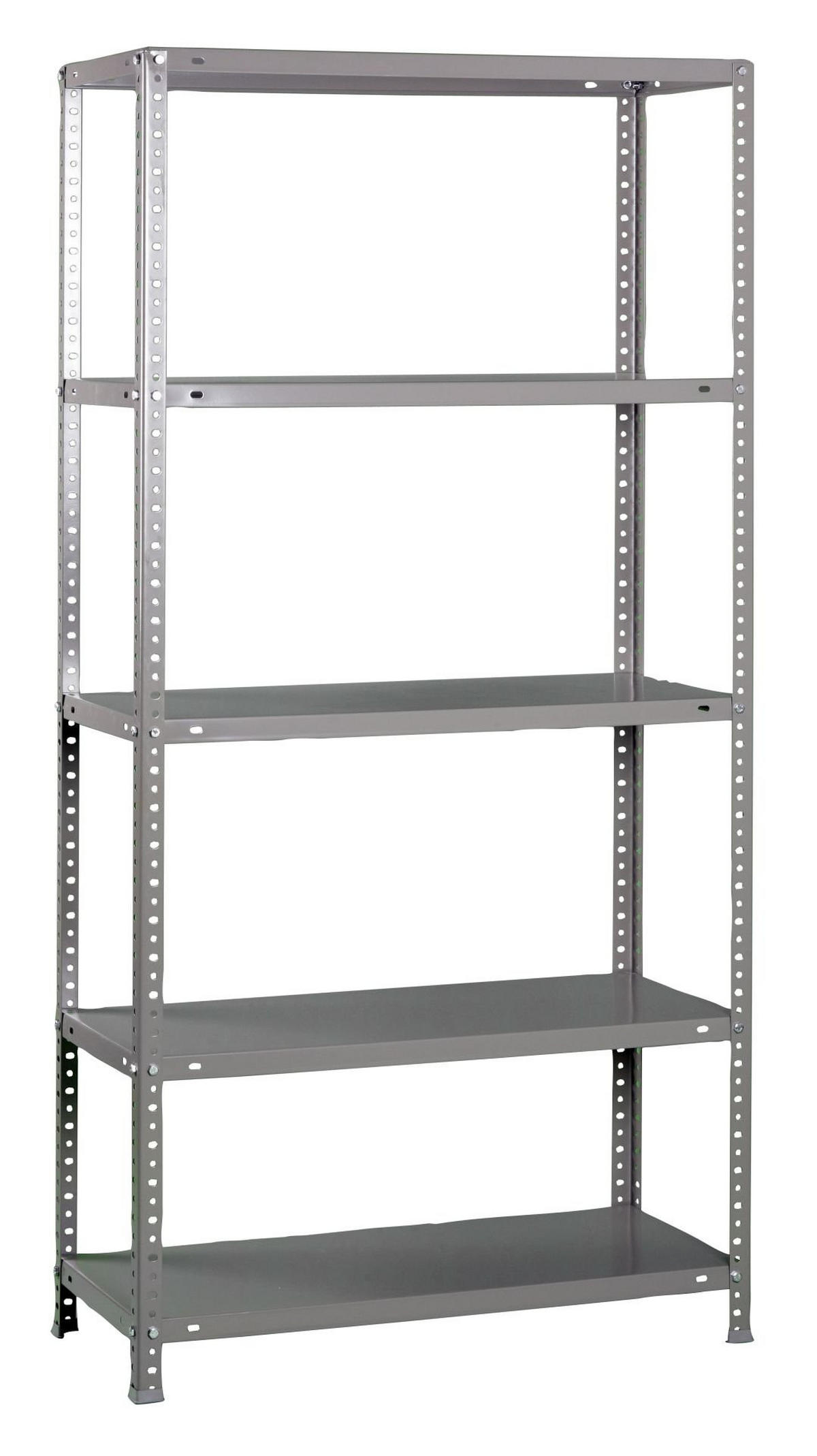 SCHRAUBREGAL PANDA | HxBxT 180x90x50cm | Fachlast 100kg | Verzinkt - Silberfarben, Metall (90/180/50cm) - PROREGAL