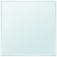 TISCHPLATTE Aus Gehärtetem Glas Quadratisch 800/800 Mm - Transparent, Glas (80/80/0.8cm) - vidaXL