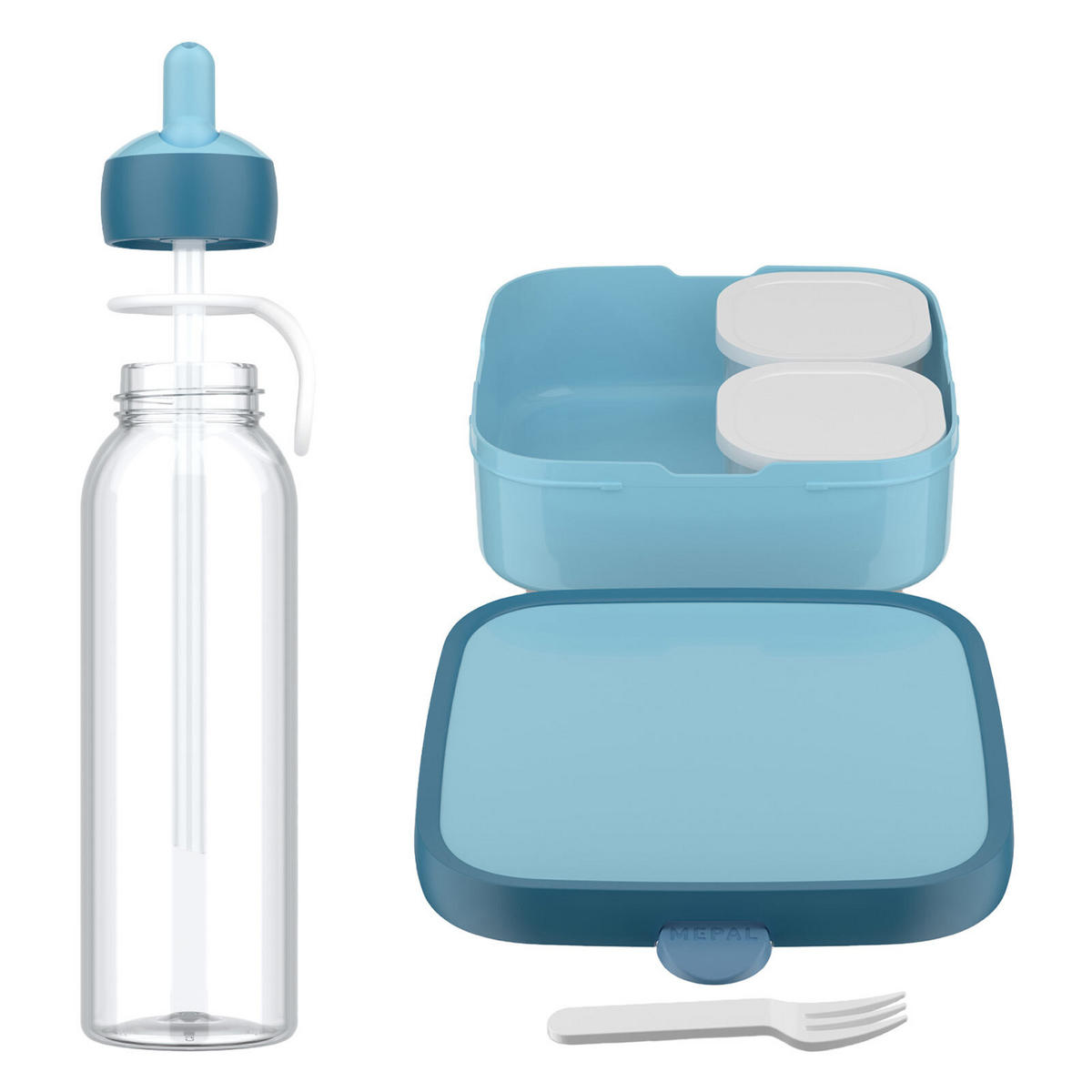 LUNCHSET XL Campus (2025) Cool Blue 2er Set - Blau, Kunststoff (1/1/1cm) - Mepal