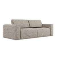 3-SITZER SOFA Strukturstoff Stoff Beige - Beige/Gelb, Kunststoff/Textil (224/80/103cm) - Makamii