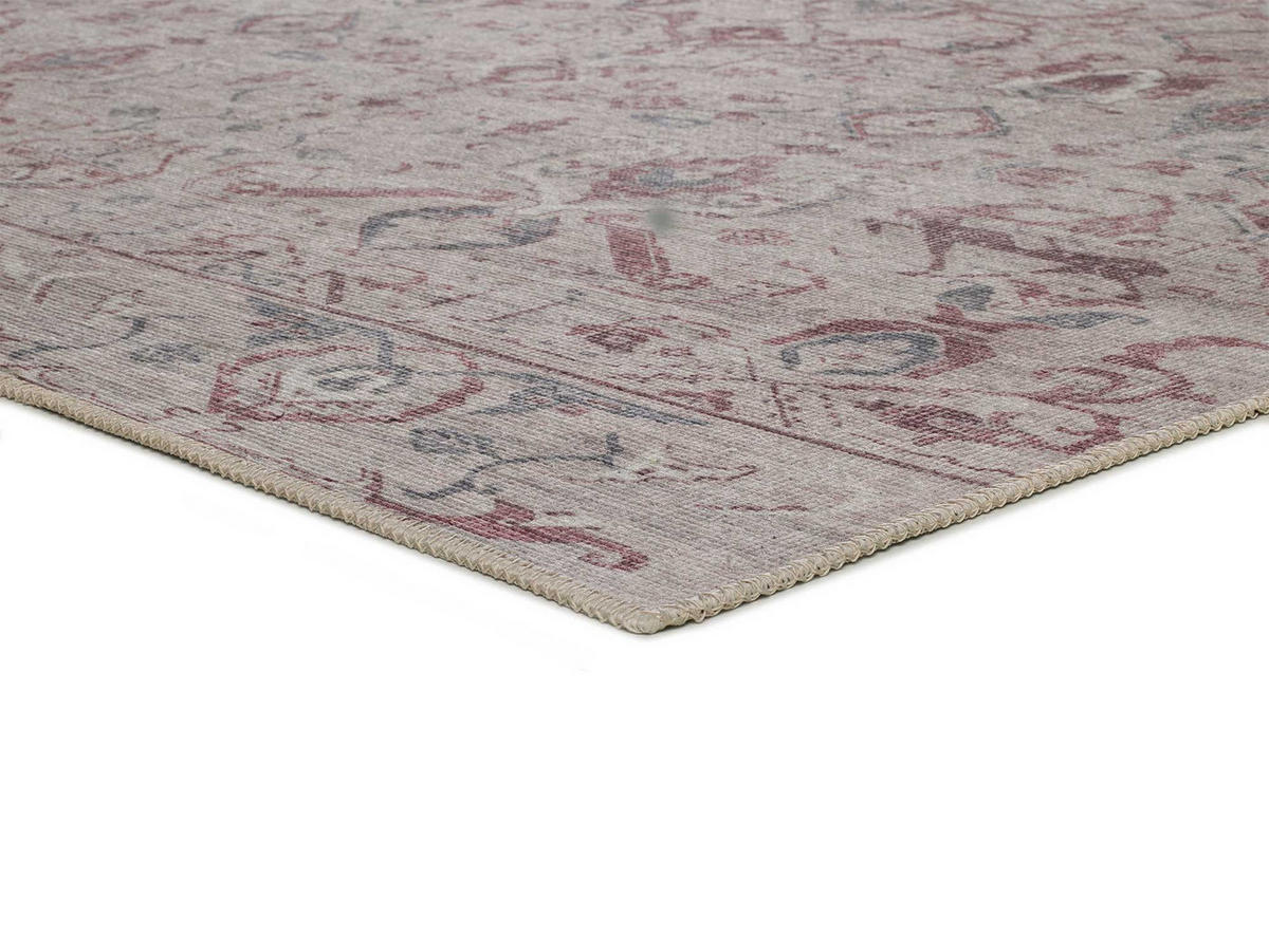 VINTAGE-TEPPICH waschbar Taupe Mandala 120/170 cm - Taupe, Textil (120/170cm) - Atticgo