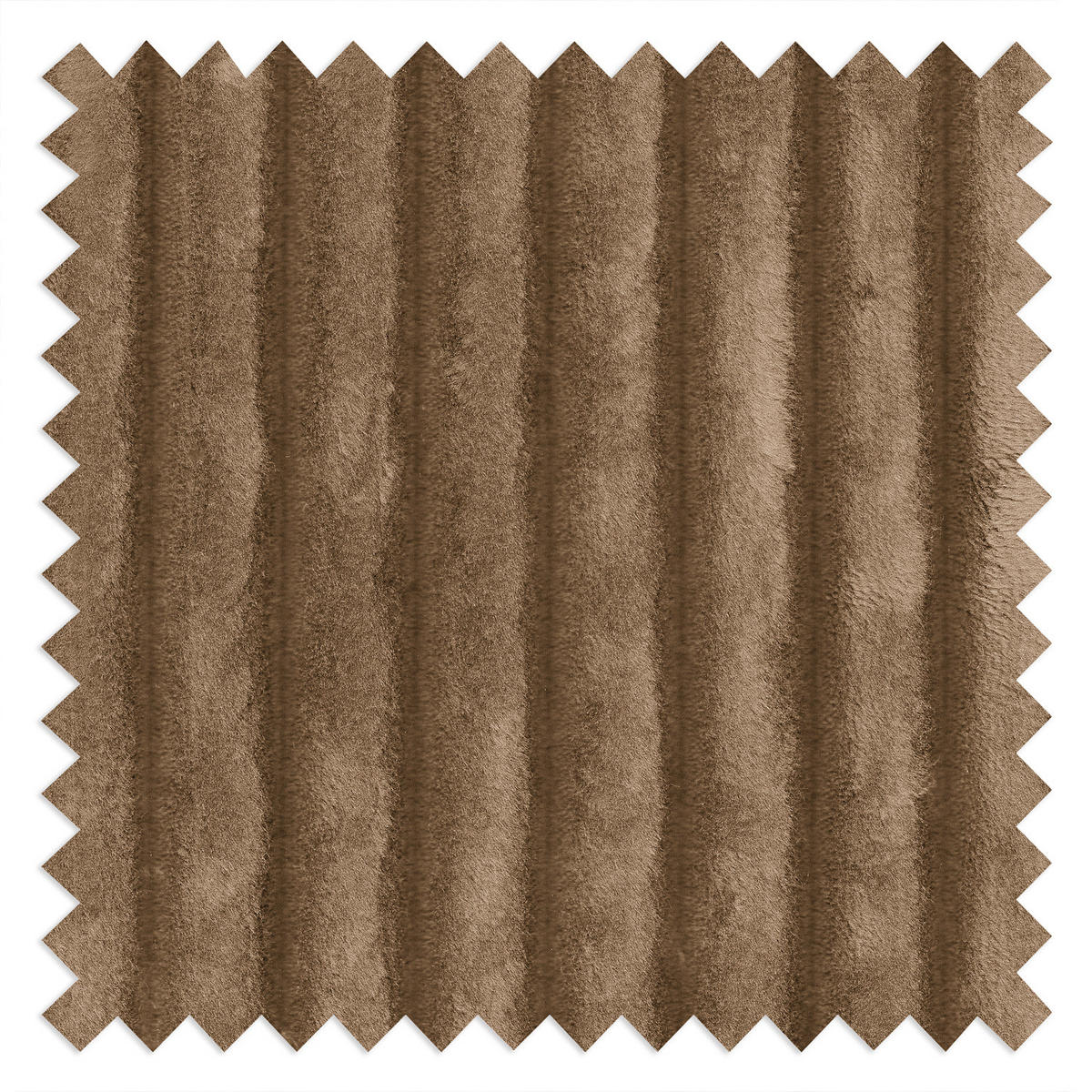 POLSTERHOCKER - Cord - Hellbraun/Schwarz, Kunststoff/Textil (110/40/72cm) - home24