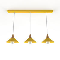 HÄNGELEUCHTE - Gelb, Metall (25/100/16cm) - Lumicom