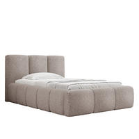 POLSTERBETT Kevson Boucle 90 - Hellrosa, Holz (90/200cm) - MIRJAN24