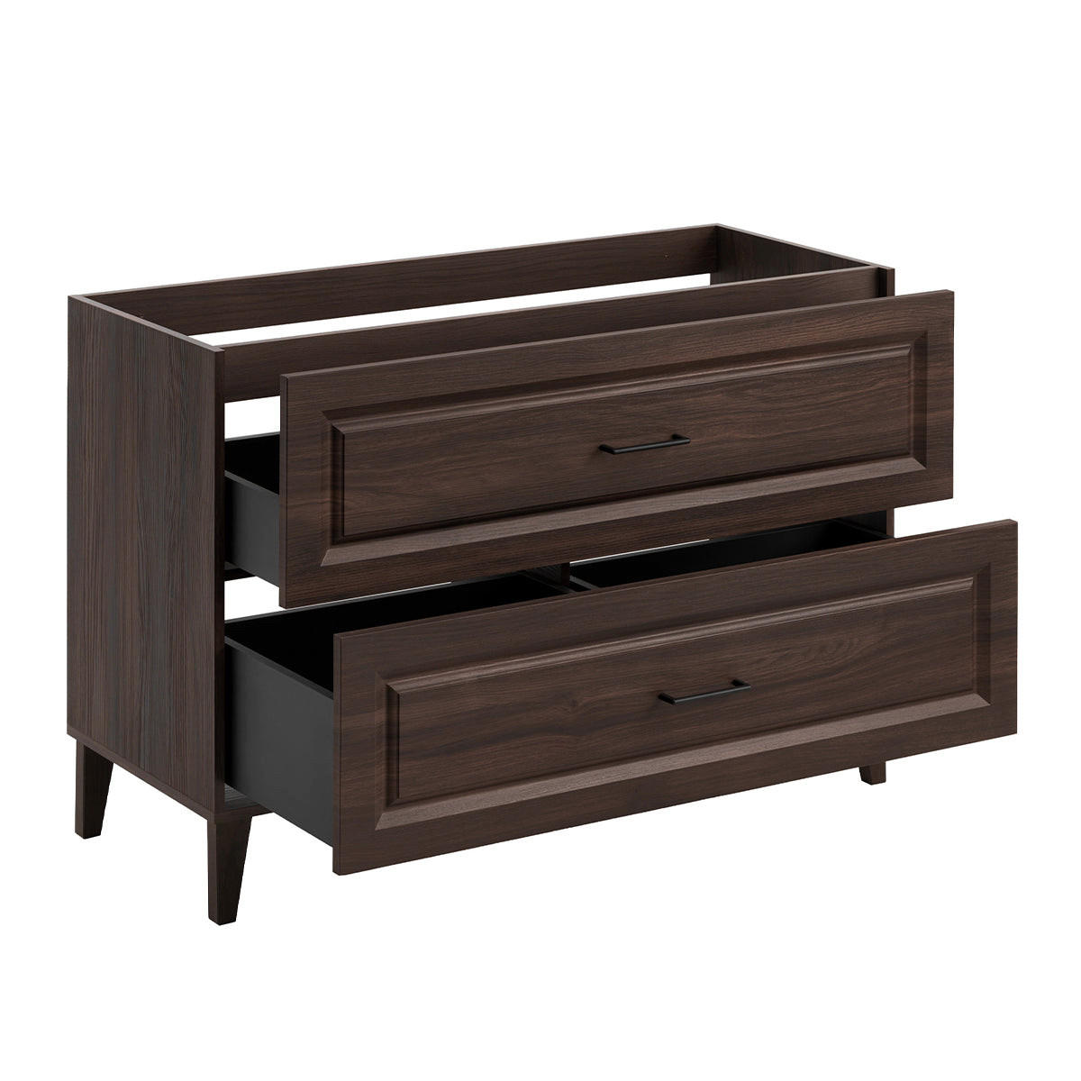 SKRINKA POD UMÝVADLO 120cm Moka Drevo - hnedá, kompozitné drevo (120/82/46cm) - Petits-meubles