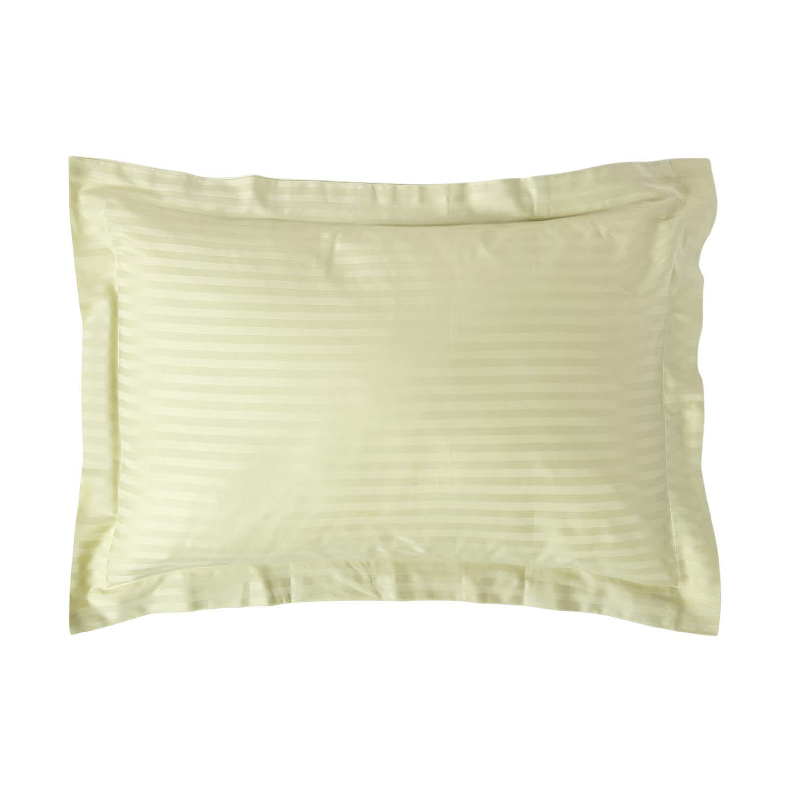 KISSENBEZUG Damast mit Stehsaum, Fadendichte 330 - Grün, Textil (48/74cm) - Homescapes